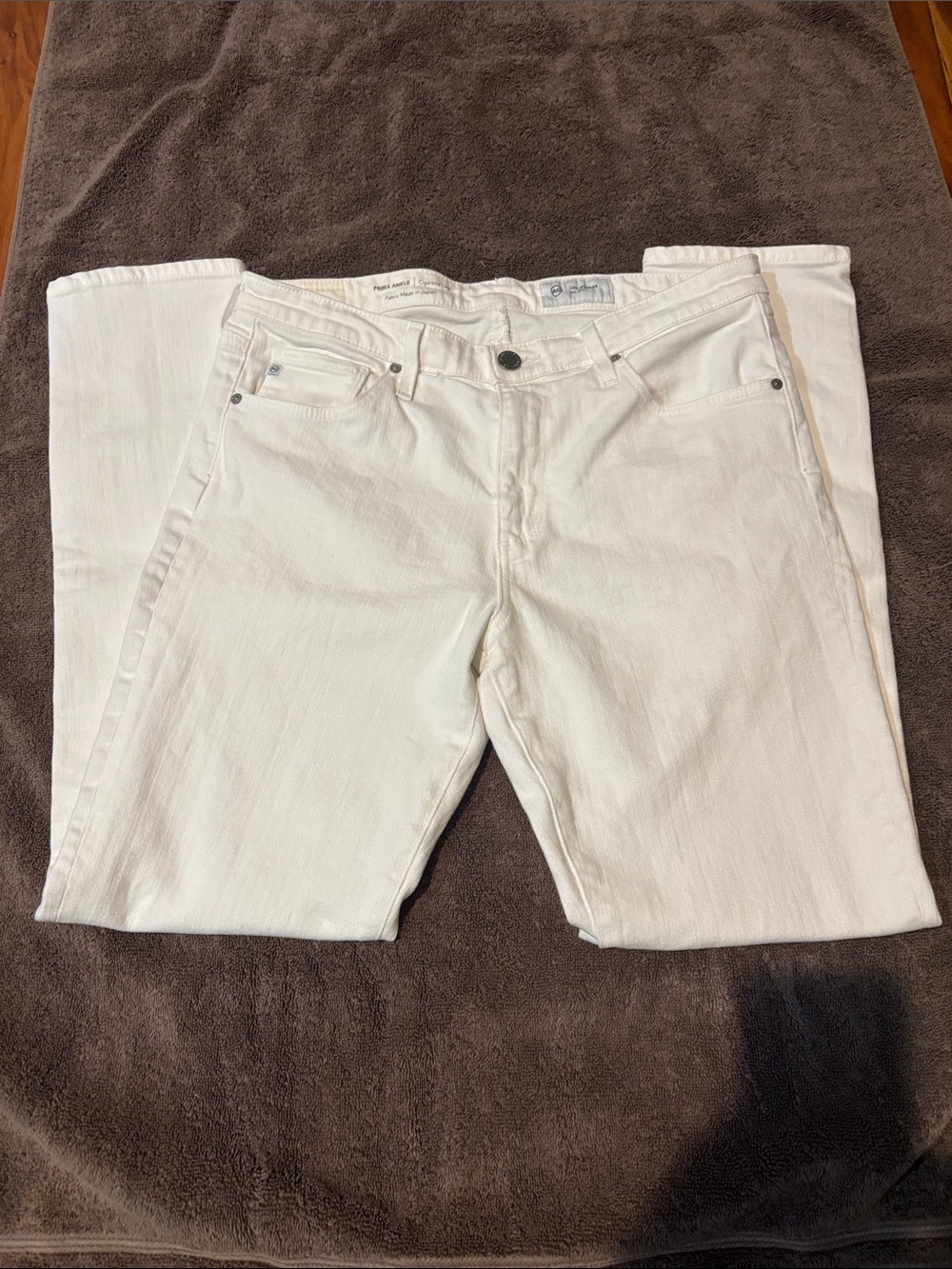 AG Adriano Goldschmied White Women's Jeans